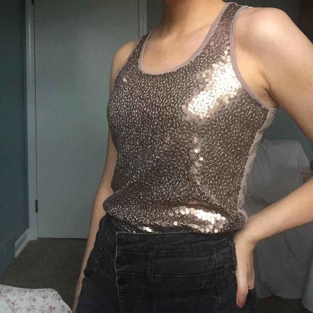 sparkly tank